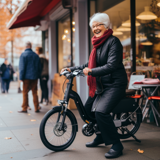 The benefit of electric step-through bikes