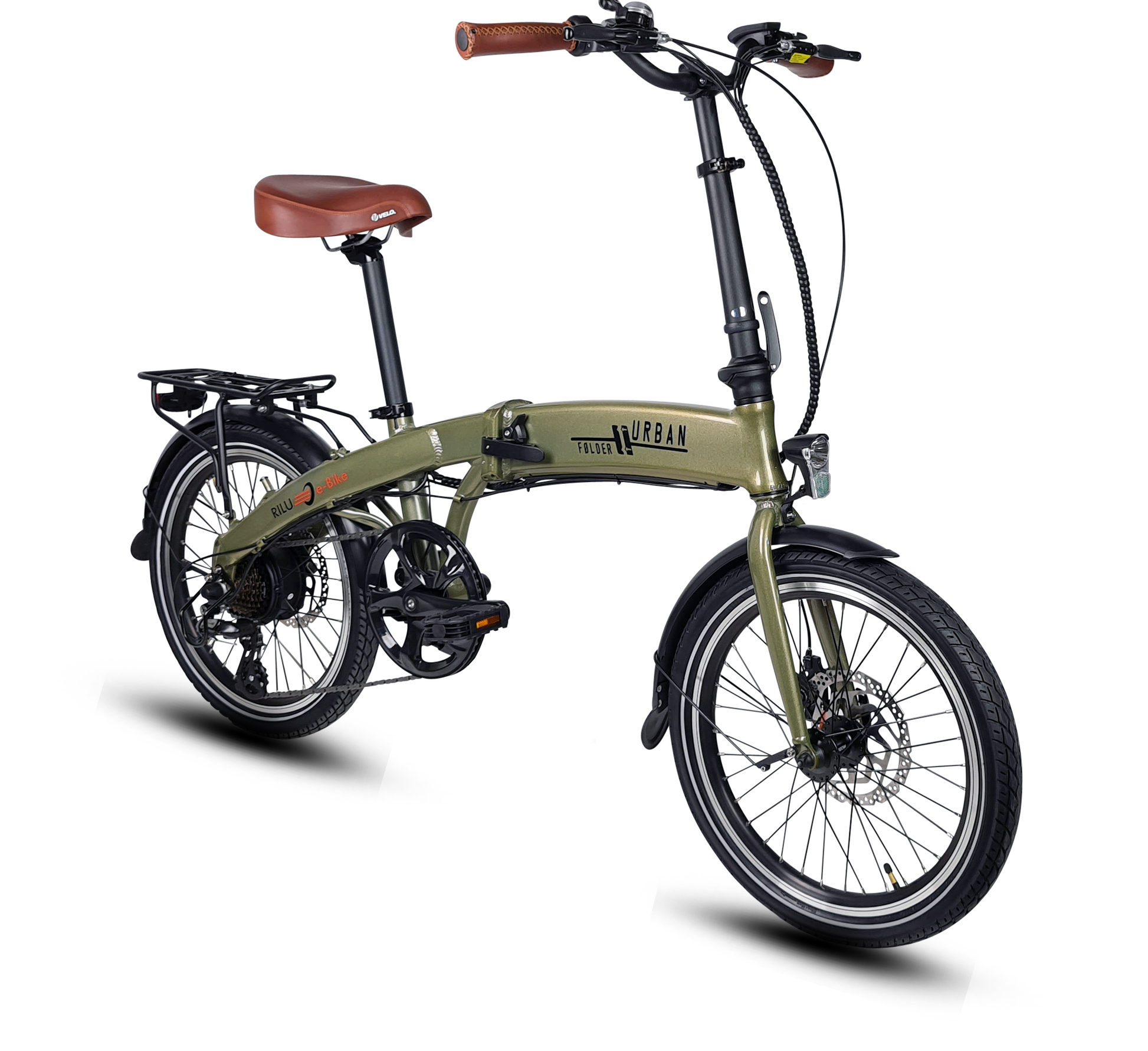 Rilu Urban Electric Folding Bike Electric Pedal Power